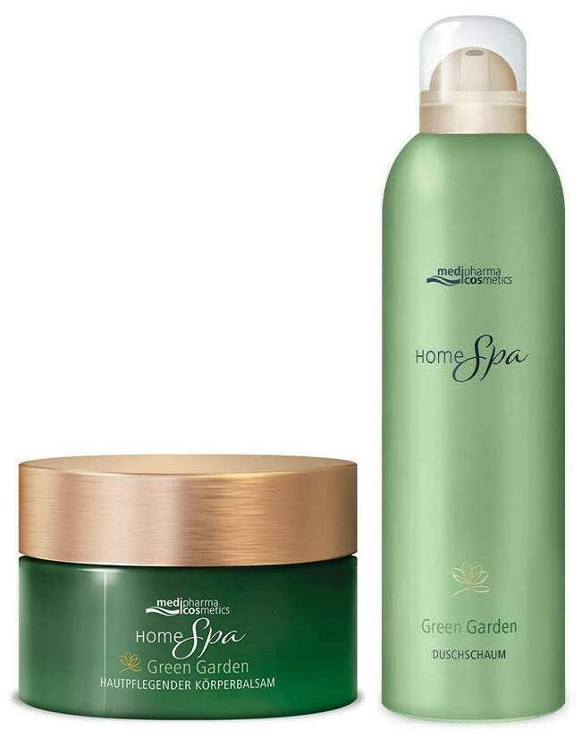 Home Spa Green Garden body balm 250 ml + shower foam 200 ml - NewNest Australia