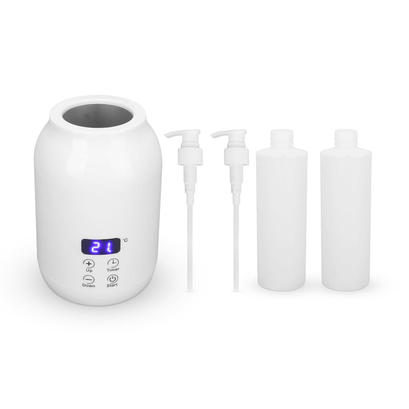 Massage Oil Warmer, Massage Lotion Warmer, Essential Oil Heater, Heat Oil Lotion, Massage Oil Heater, LED Display, Touch Control, Temperature Adjustment, Essential Oil Bottle Warmer(EU), L EU - NewNest Australia