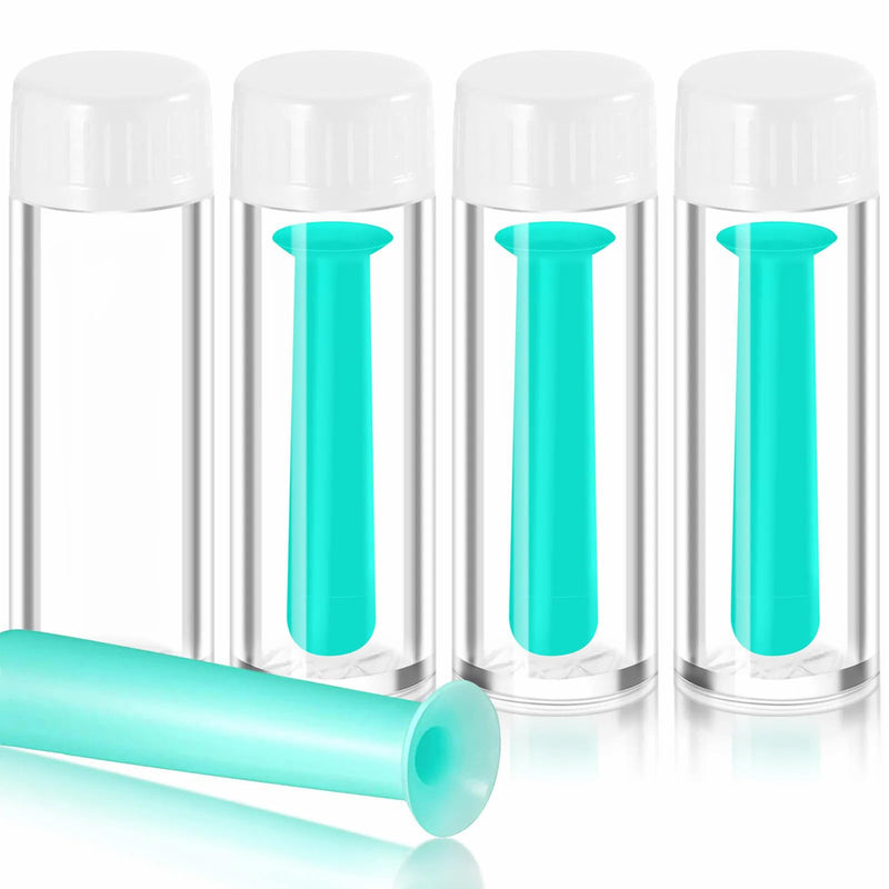 Ryaupy Pack of 4 Silicone Contact Lens Remover Contact Lens Insertion Removal Tool Eye Lens Removal Applicator for Travel Home Use (4 Pieces Green) - NewNest Australia