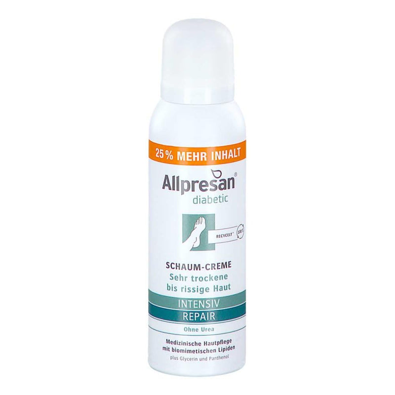 Allpresan Diabetic foam cream INTENSIVE + REPAIR without urea 125 ml - NewNest Australia