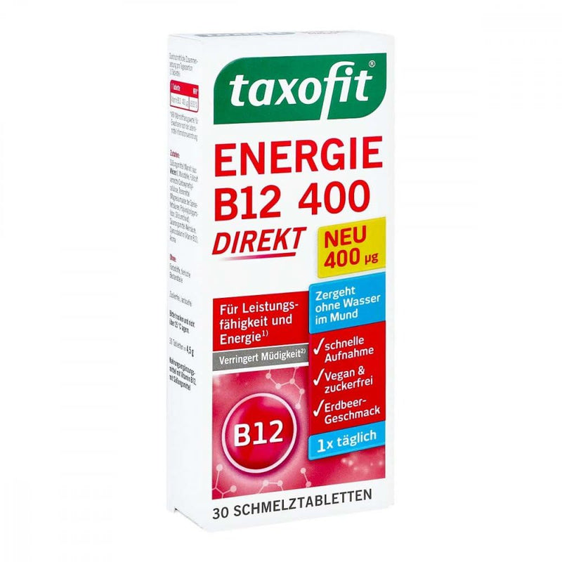Taxofit Energy B12 400 direct 30 pieces - NewNest Australia