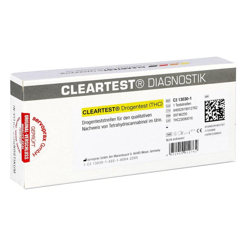 Cleartest drug test THC test strips 1 piece - NewNest Australia