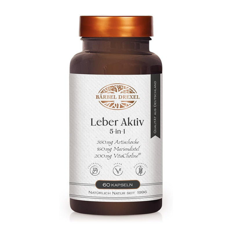 Liver Active 5-in-1 capsules (60 pieces) BÄRBEL DREXEL® - NewNest Australia