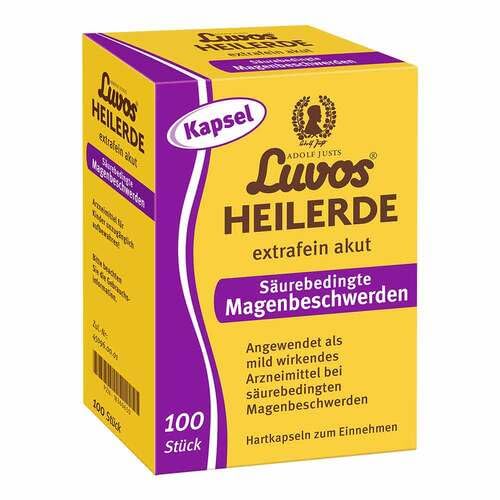 LUVOS Healing Clay Extra Fine Acute Acid-Based Stomach Caps. 100 pieces - NewNest Australia