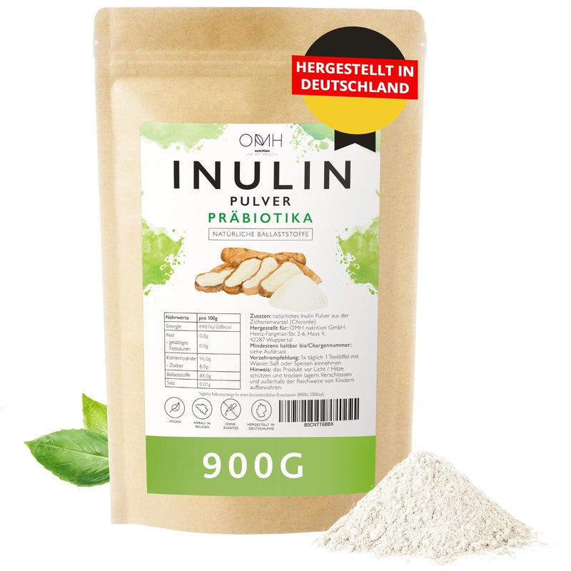 Inulin powder prebiotics fiber 900g (0.9kg) cultivation in Europe chicory root vegan - NewNest Australia
