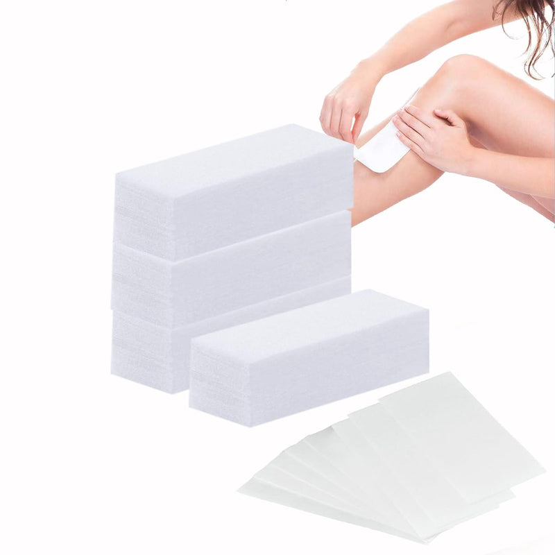 400 pieces of fleece strips for warm wax and sugar paste wax strips fleece wax strips bikini wax strips for any type of depilation on the leg, chest, back, intimate area and face (7x20cm) 400 pieces - NewNest Australia