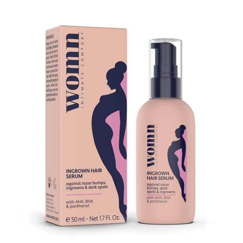 womn Intimate Comfort INGROWN HAIR SERUM - Serum against ingrown hairs, razor bumps & skin discoloration, 50 ml - NewNest Australia