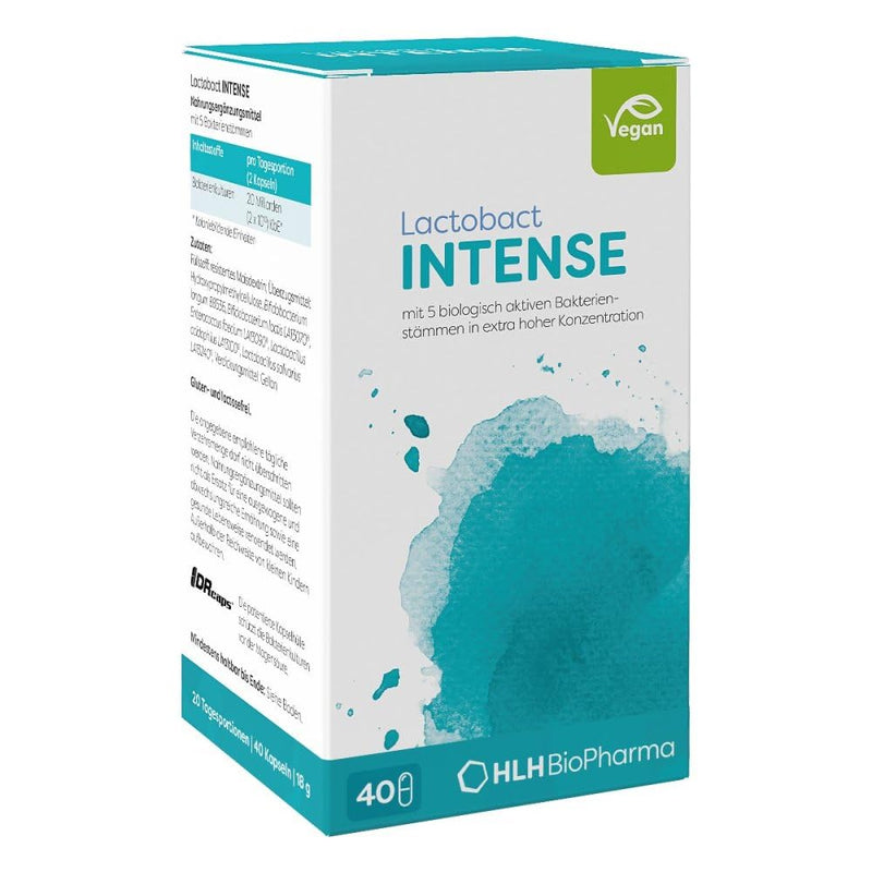 Lactobact Intense gastric juice-resistant capsules 40 pieces - NewNest Australia