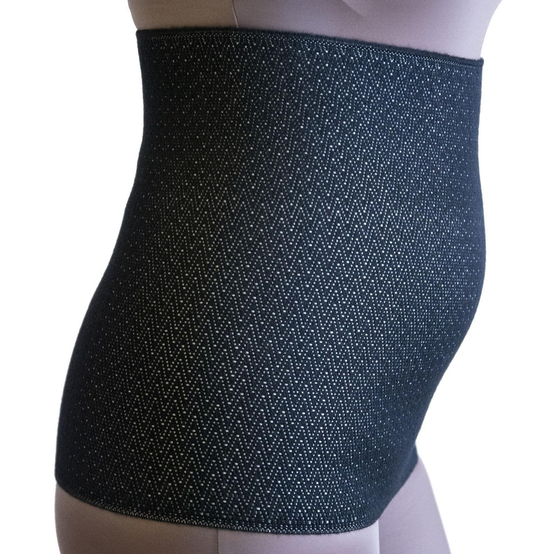 BODYPERFECT kidney warmer for men and women, back bandage made of wool, heat belt, back warmer men's kidney belt, kidney protection, thermal belt (black, XL) black - NewNest Australia