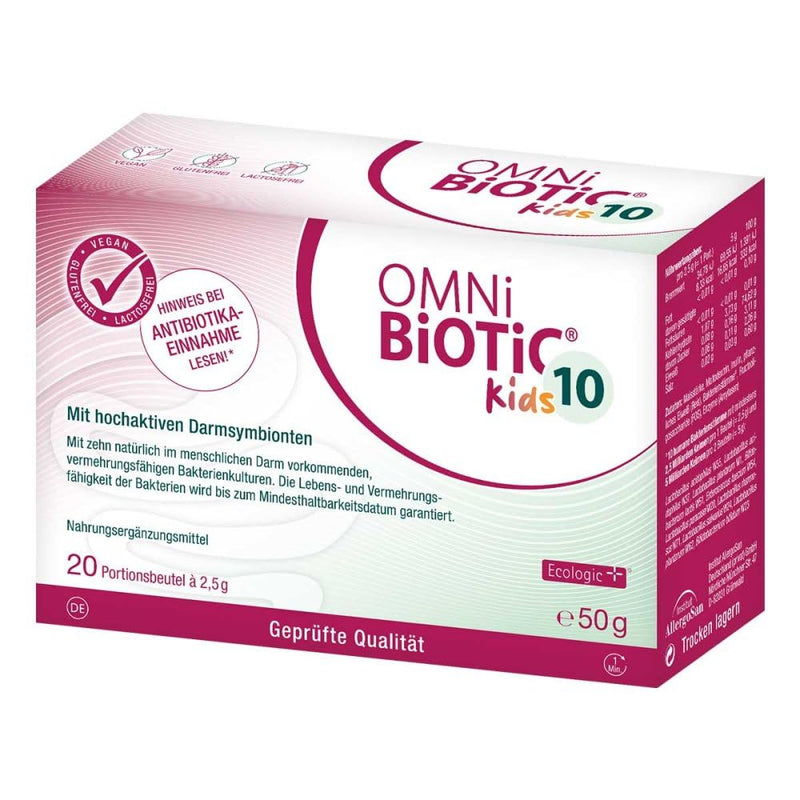Omni Biotic 10 Kids 2.5 G Powder 20 pcs - NewNest Australia