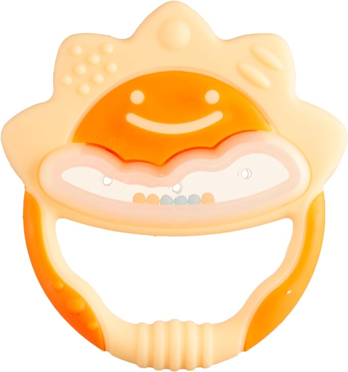 Japan Richell Baby Training Teether 3 Months and Up - Yellow - NewNest Australia