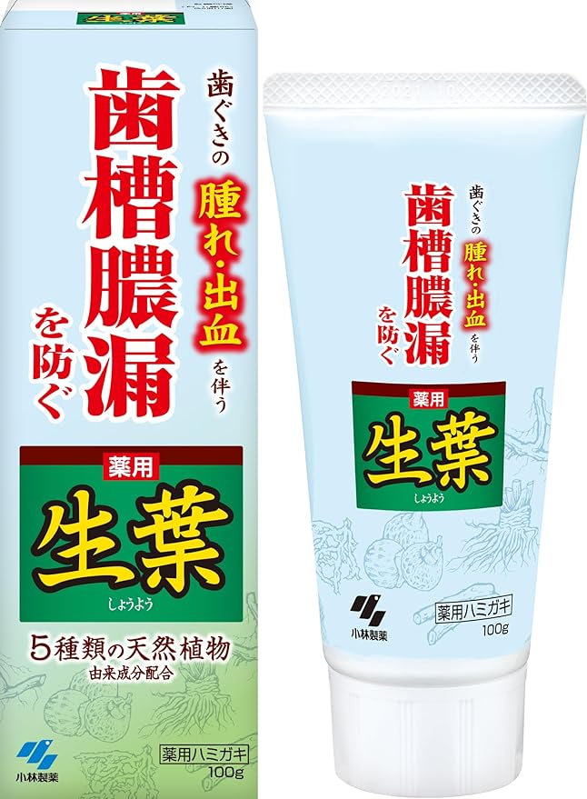 Fresh Leaves (Prevents Pyorrhea) Medicated Toothpaste, Japanese and Chinese Herb Flavor, 3.5 oz (100 g), Quasi-drug - NewNest Australia