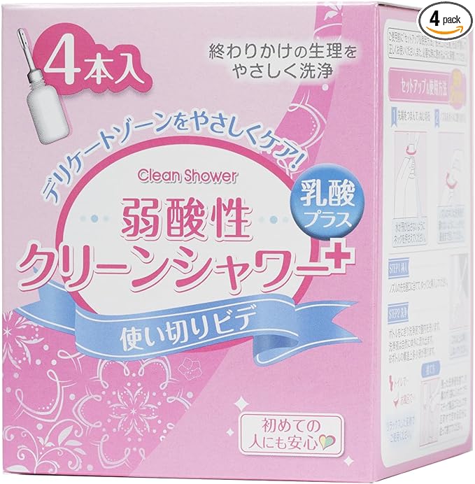 Okamoto Weakly Acidic Clean Shower Plus 4P (120ml x 4) - NewNest Australia