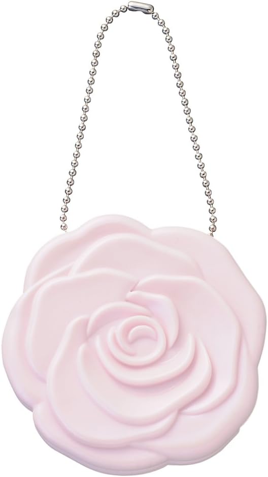 Yamamura YR-500 Rose Mini Compact Mirror, Pink, 4.9 x 3.0 x 0.5 inches (12.4 x 7.5 x 1.2 cm) - NewNest Australia