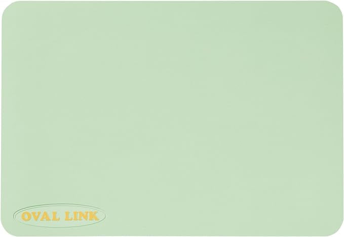 Koshin Rubber Oval Link (Bathroom Mat), Light Green, M/8-6552-01 - NewNest Australia
