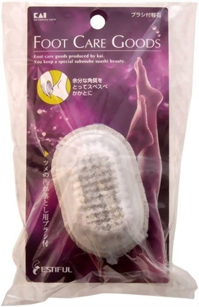 Kaijirushi Estiful Pumice stone with brush - NewNest Australia