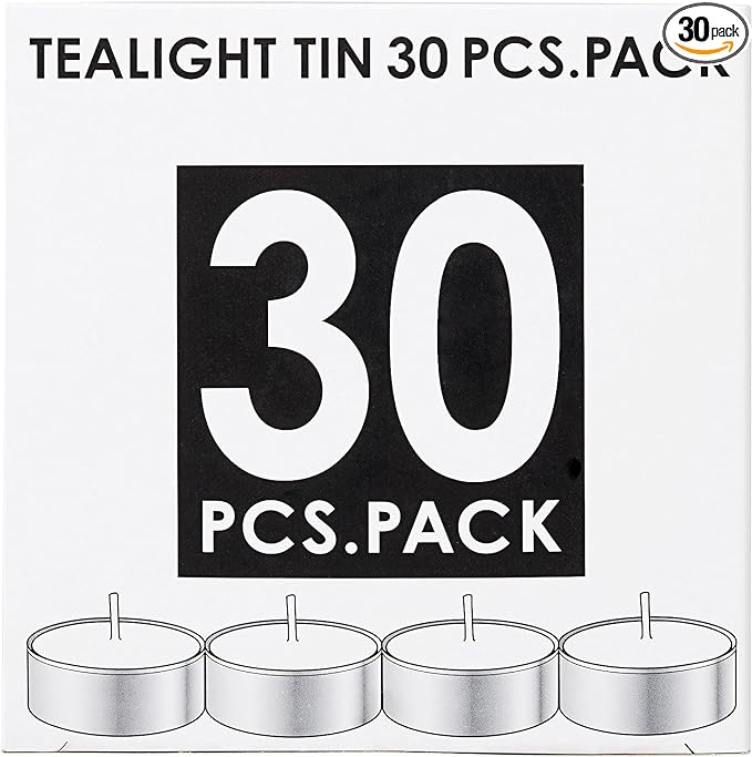 Kameyama Candle House Kameyama Tea Light Tin 30 Pieces (Candle Candle) - NewNest Australia
