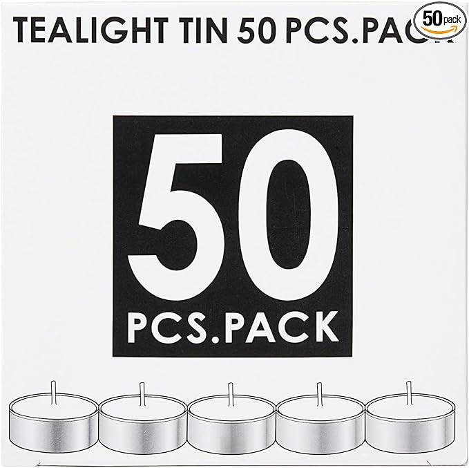 Kameyama tea light tin 50 pieces (candle) - NewNest Australia