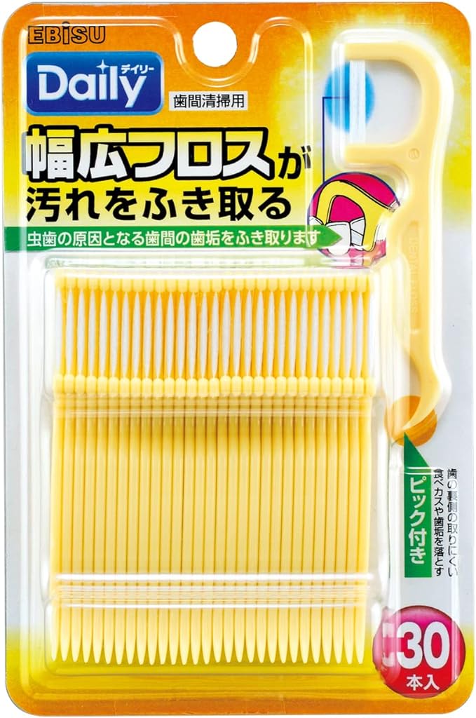 Ebisu Wide Floss, Pack of 30 - NewNest Australia