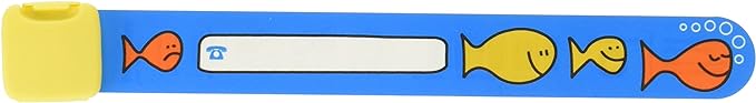 Infoband Child Safety ID Wristband-- Blue Big Fish - NewNest Australia