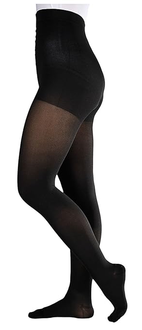 Alkea Unsilk 2 Elastic Stockings Pantyhose with Toes 18523 Black M - NewNest Australia