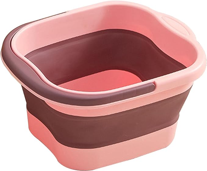 Foldable Foot Bathtub, Foldable Soak Basin Foot Spa Massage Bucket with Handle | Spa Basin for Relax Fatigue, Help Sleep, Foot Spa, Family Spa Pedicure, Save Space - NewNest Australia