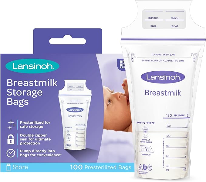 Lansinoh Breastmilk Storage Bags 100 Count - NewNest Australia