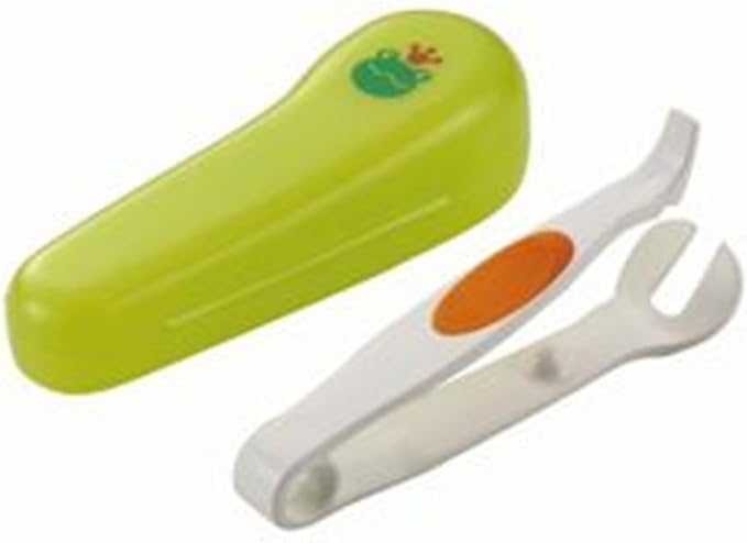Richell Cooking Utensils, Odekake Lunch-kun, Cutting Masher (with case), White - NewNest Australia
