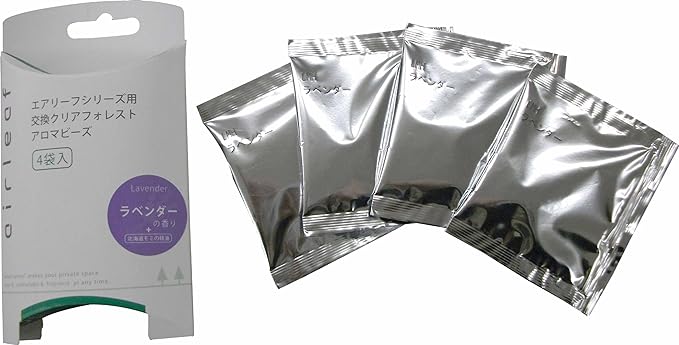 Mikuni Replacement Clear Forest Aroma Beads Lavender RFL03-02 Air Leaf Mini Replacement Aroma Beads for Air Pollutant Removal Air Cleaning Car Exhaust Tobacco Smoke Antioxidant Forest Bathing Effect - NewNest Australia