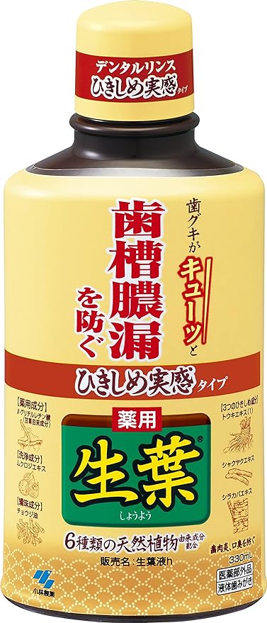 Shouyoeki Fresh Leaf Liquid, Prevents Pyorrhea, Dental Rinse, Liquid Toothpaste, Herb Mint, 11.2 fl oz (330 ml), Quasi-drug - NewNest Australia