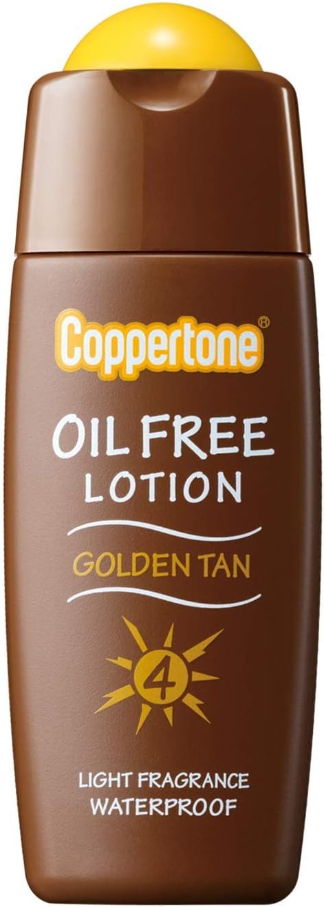 Coppertone Golden Tan Oil-Free Lotion Allergy Tested Light (SPF4) 120ml - NewNest Australia