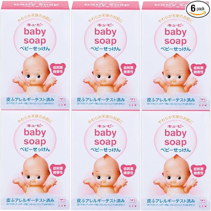 Kewpie Baby Soap, 6 Packs (3.2 oz (90 g) x 6 Pieces - NewNest Australia