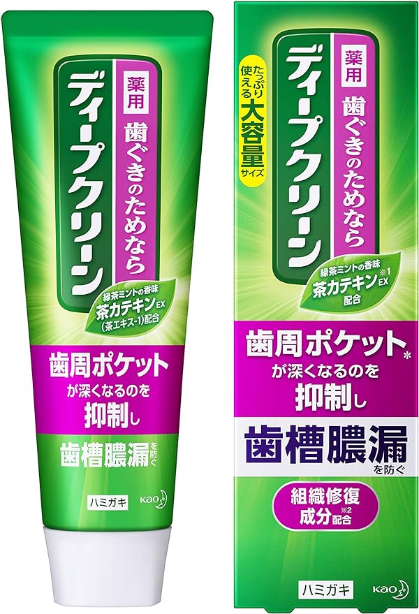 Deep Clean Medicated Toothpaste, Prevents Pyorrhea and Bad Breath Prevention, 5.6 oz (160 g) (Quasi-Drug) - NewNest Australia