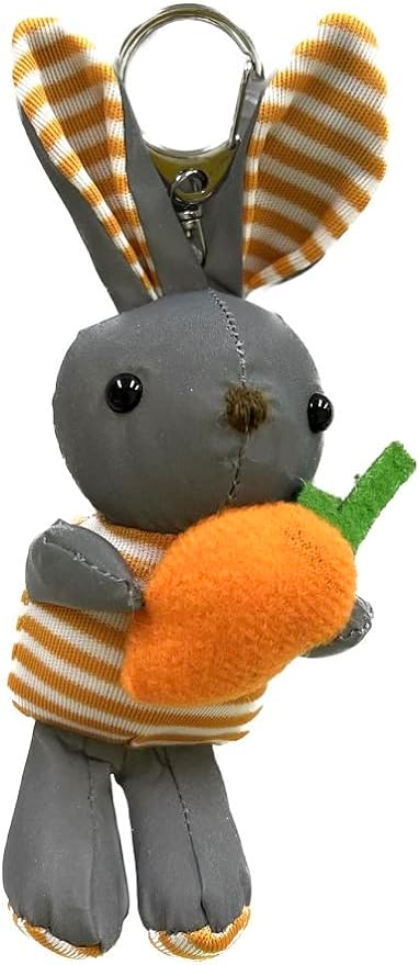 Reflector Large Reflective Mascot, Guripupe, Carrot Rabba, Traffic Safety Goods (Orange Shima Pattern) - NewNest Australia