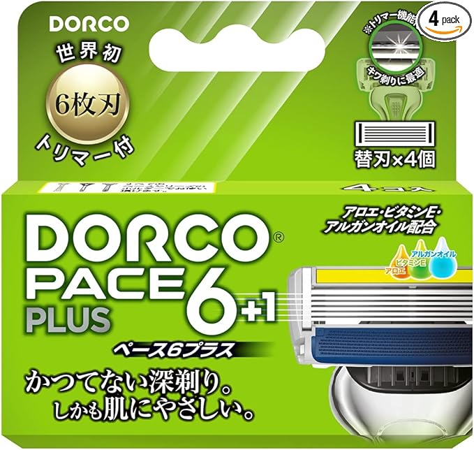 DORCO PACE6Plus Men's Replacement Blade Razor 6 Blade Replacement Blade - NewNest Australia
