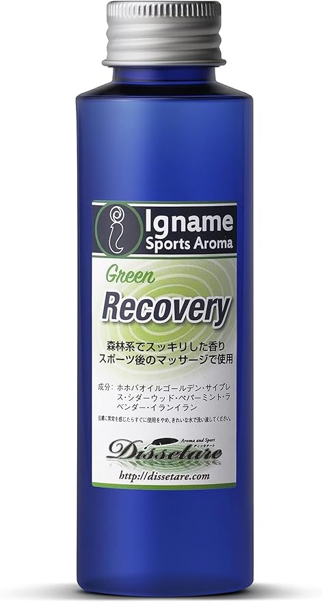 Iname Sports Aroma Recovery Oil, Green (3.4 fl oz (100 ml) Liquid, Forest Scent, Jojoba Oil, 100% (For Massage) After Races, Exercise, Before Bedtime, Iname Oil Massage Oil - NewNest Australia