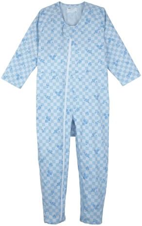 ANGEL Combination 2 Full Open Type All S Leaf Blue L [Nursing Pajamas] - NewNest Australia