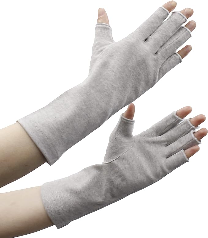 Organic Cotton UV Gloves, Fingercut Type, Mother's Day, Gift, Arm Cover, Cute, Stylish - NewNest Australia