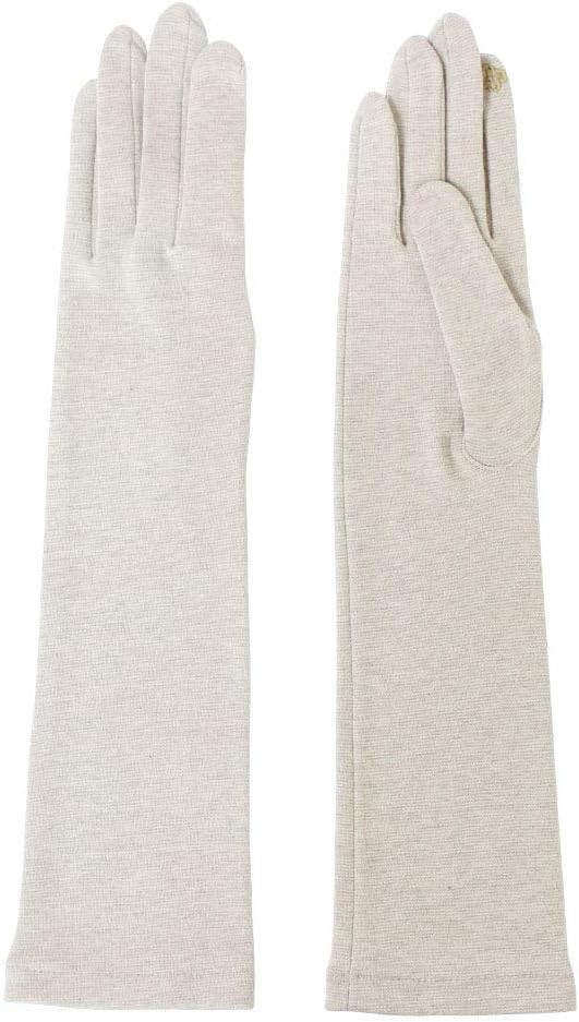 GlovesDEPO Organic Cotton UV Gloves, Semi-Long Type, Luoyang-Dyed, Mother's Day, Gift, Arm Cover, Cute, Stylish, Cute - NewNest Australia