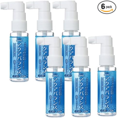LION AQUA BALANCE Medicated Mouse Spray (1.1 fl oz (30 ml) x 6 Packs [Quasi Drug] Dental Exclusive - NewNest Australia