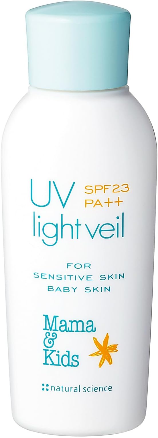 Mama & Kids SPF 23PA++ UV Light Veil, 3.5 fl oz (90 ml), Hypoallergenic Skin Care, Additive-free, Fragrance-free, Sunscreen, UV Care - NewNest Australia