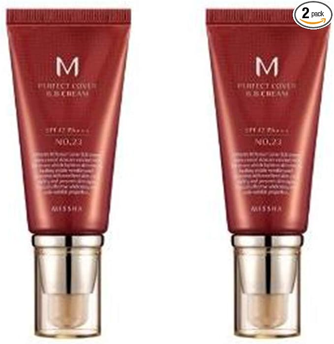 MISSHA M Perfect Cover BB Cream 2-Piece Set NO.23 (Natural Skin Color) SPF42 PA++ 50ml [Parallel Imported Product] - NewNest Australia