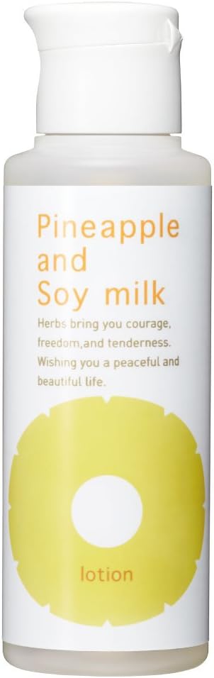 Suzuki Herb Research Institute Pineapple Soy Milk Lotion 3.4 fl oz (100 ml) Approx. 1 Month Supply - NewNest Australia