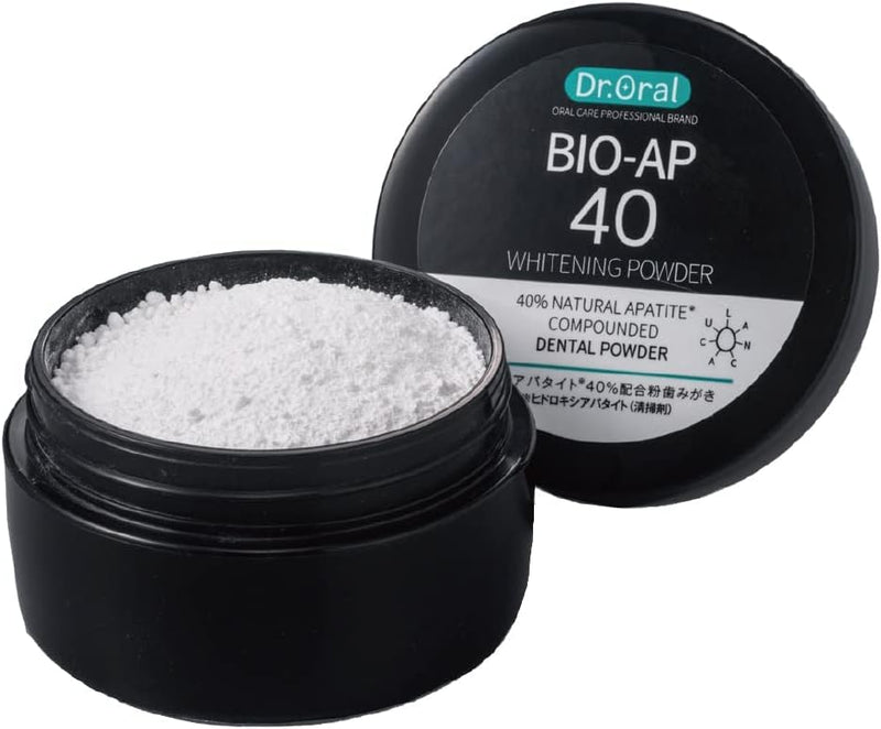 Dr. Oral Whitening Powder, 40% Eggshell Apatite, Baking Soda, Polyphosphate, Xylitol, Mint, 0.9 oz (26 g), Plaque Off Yellowing - NewNest Australia