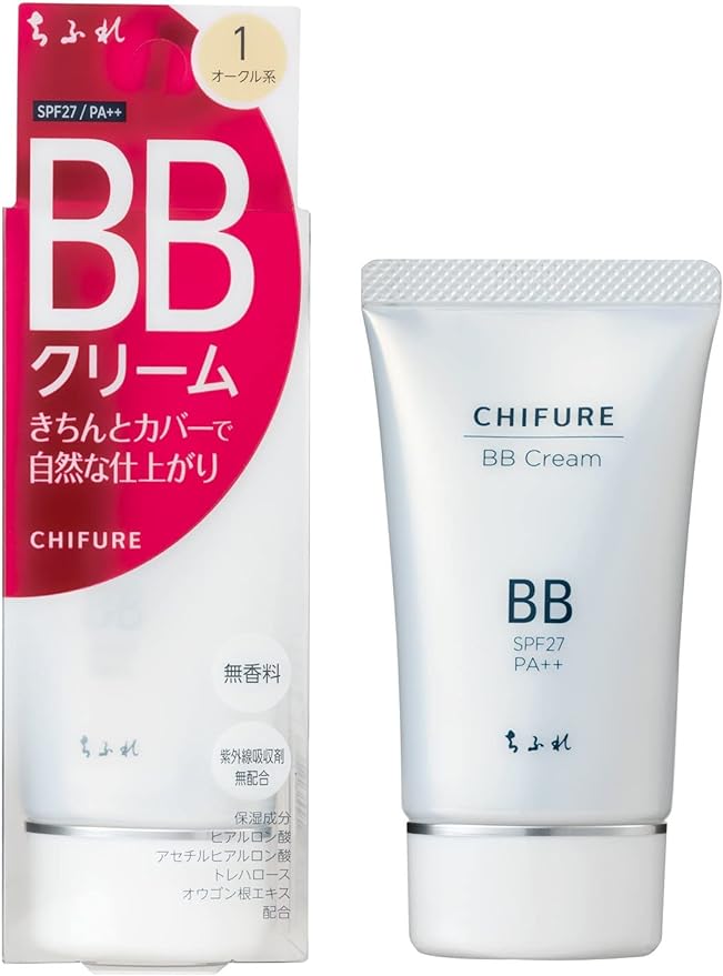 Chifure BB Cream Unscented 1 Ocher 50g - NewNest Australia