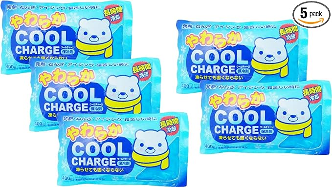 Kiyo Pyrethrum Soft Cool Charge (5 Pieces) Ice Pack Icing [Soft Type] - NewNest Australia