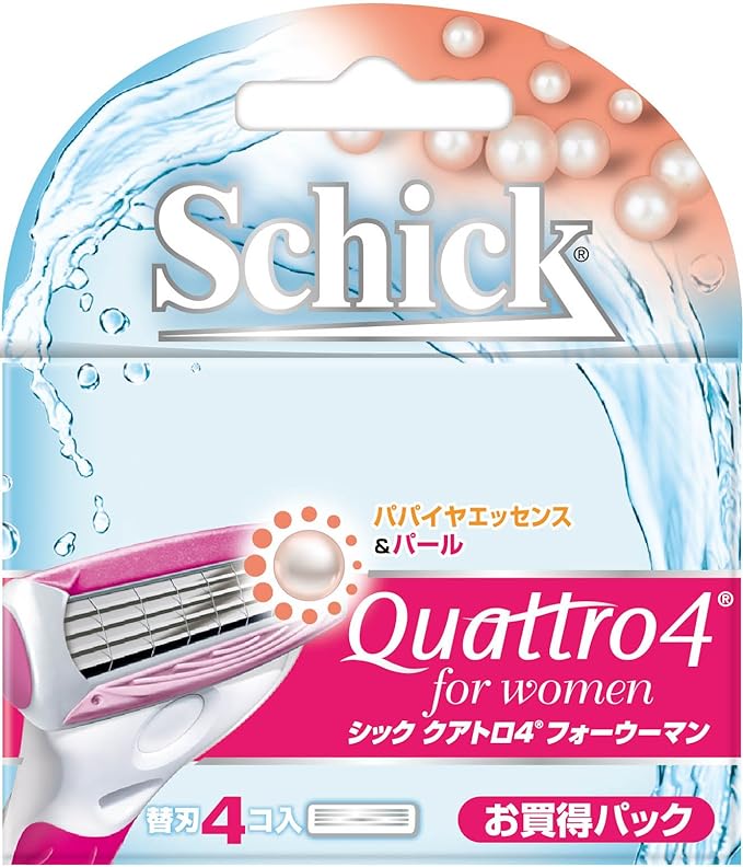 Chic Schick Quattro 4 for Women Replacement Blades (4 Pieces) for Women Razor - NewNest Australia