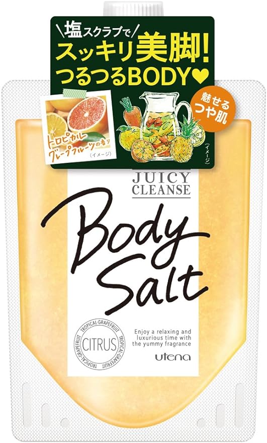 JUICY CLEANSE Body Salt, Citrus, 10.6 oz (300 g) - NewNest Australia