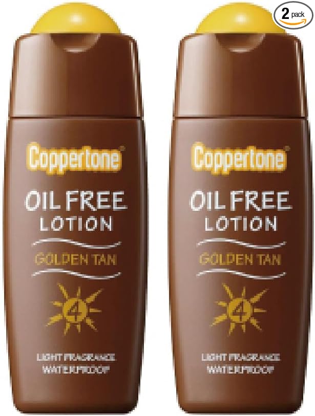 Copatone SPF4 Golden Tan Oil-Free Lotion, Sun Oil, Tanning Lotion, Men's, Women's, UV Protection, 4.2 fl oz (120 ml), 2 Bottles - NewNest Australia