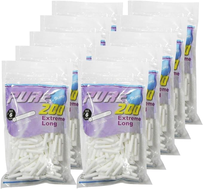 Pure Slim Extreme Long Filters, 200 Count (Pack of 10) - NewNest Australia